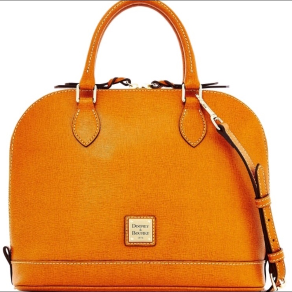 Dooney & Bourke Saffiano Zip Zip Satchel